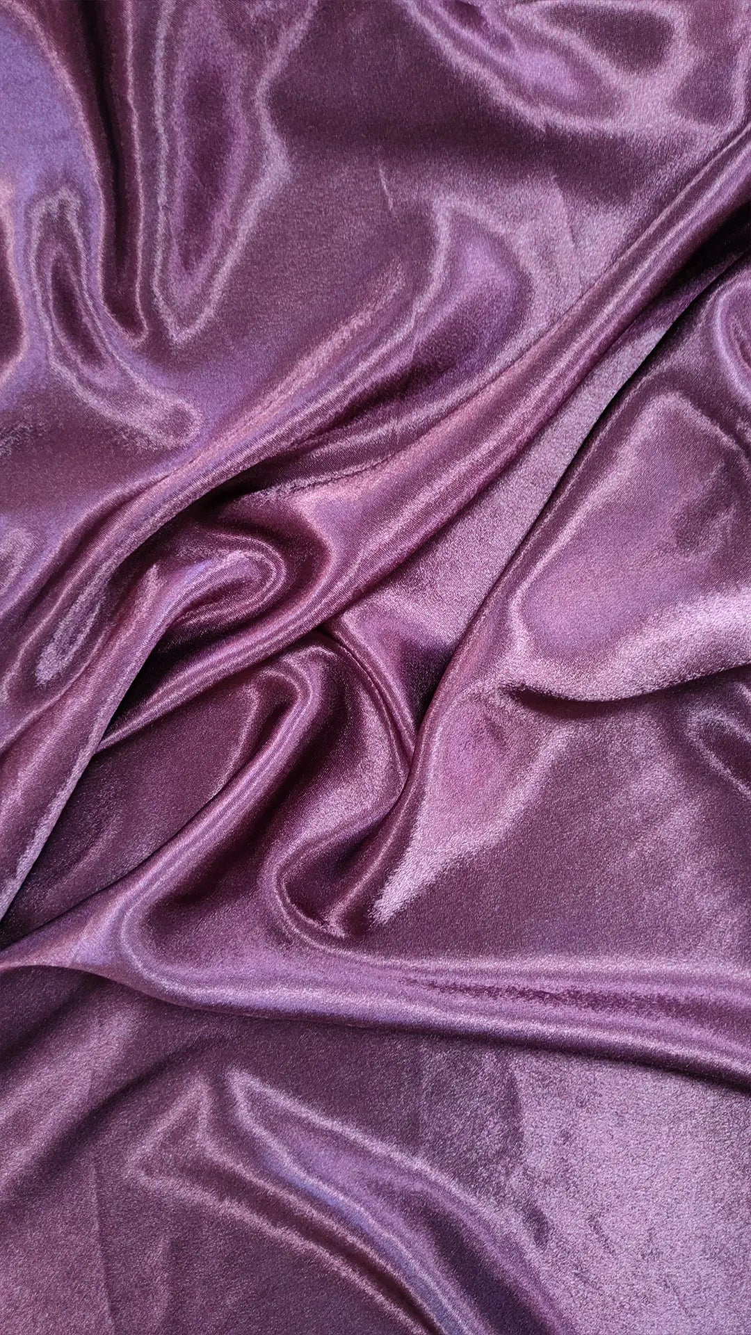 Crep satin mov pruna material textil