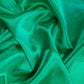 Crep satin verde material textil