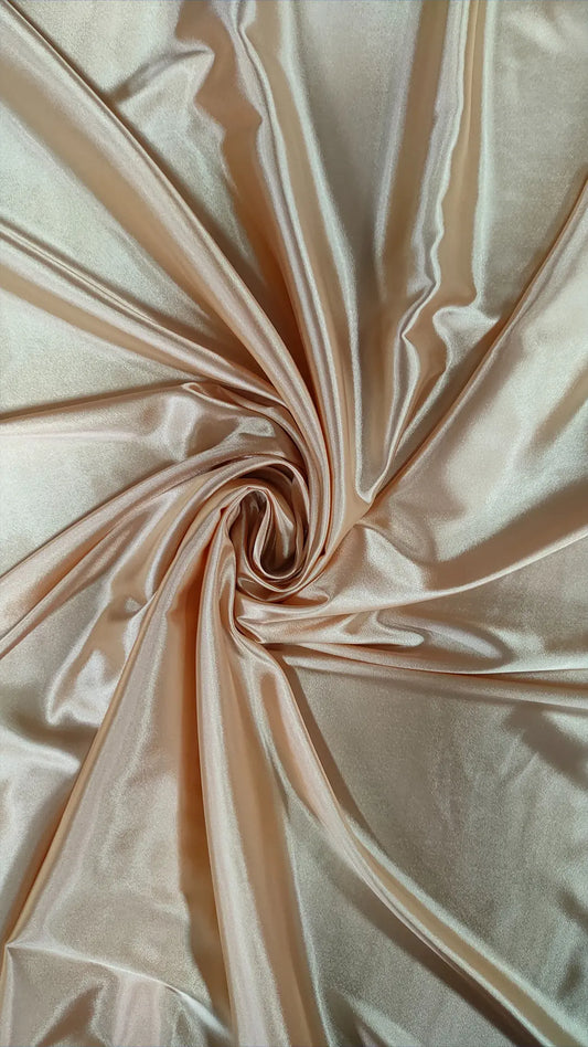 Satin elastic bej deschis