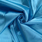 Satin elastic bleu ciel