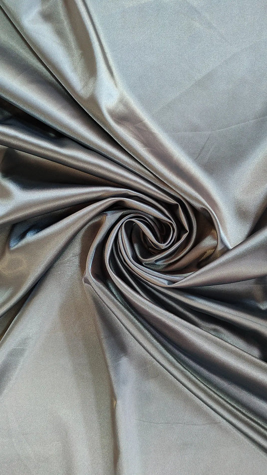 Satin elastic gri inchis