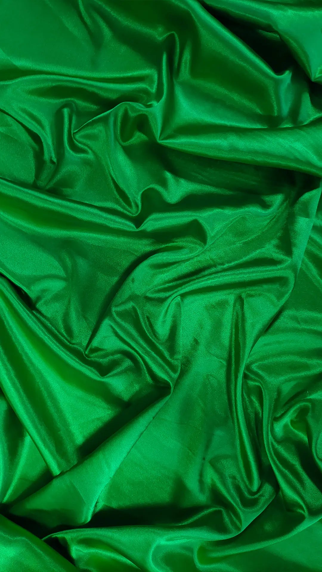 Satin elastic la metru verde