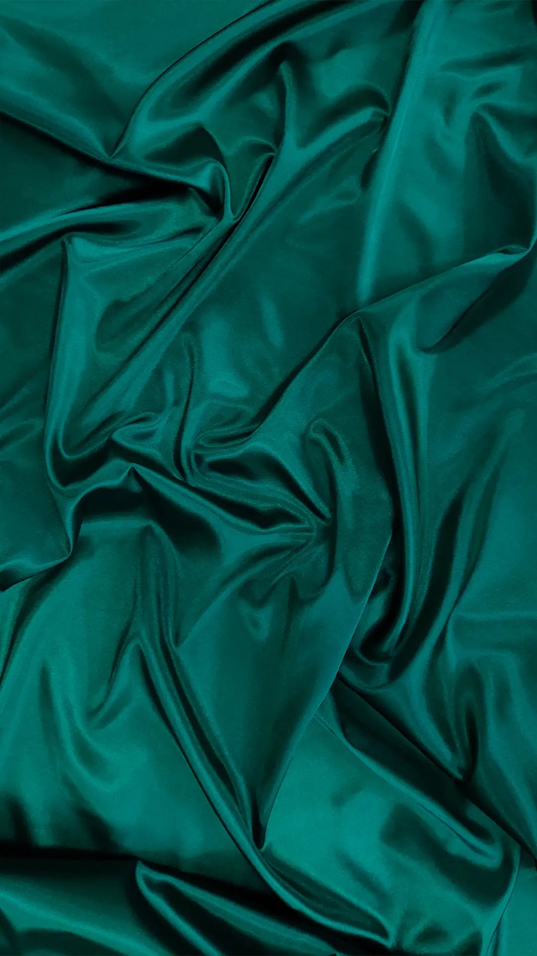 Satin elastic verde inchis la metru