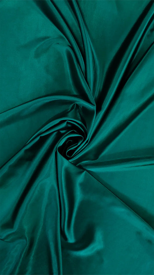 Satin elastic verde inchis